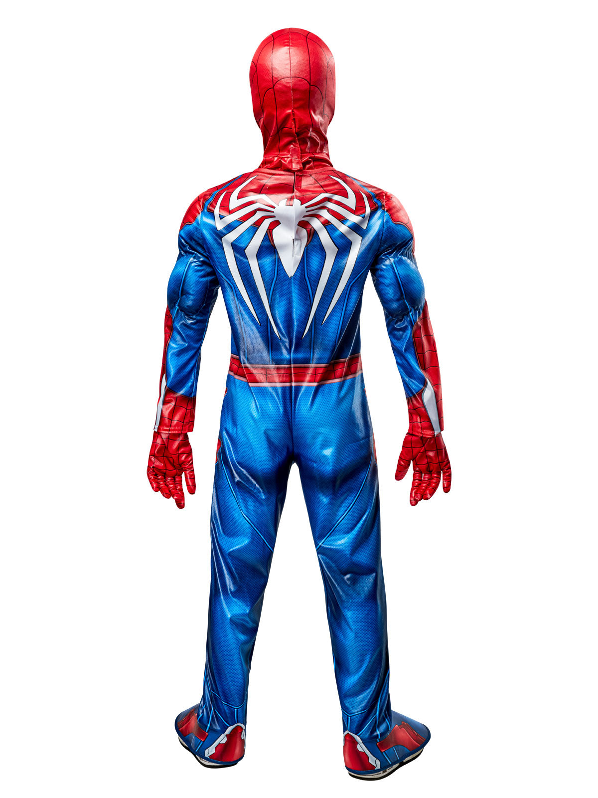 Back view of the Spider-Man 2 Gaming Premium Costume In Suit Carrier, Child