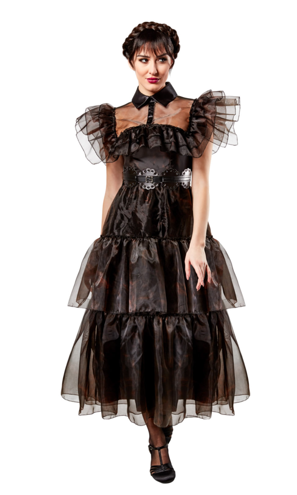 Wednesday Rave'N Deluxe Costume (Netflix), Adult