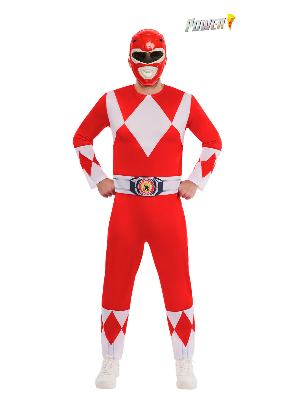 Power Rangers Red Deluxe Costume, Adult