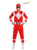 Power Rangers Red Deluxe Costume, Adult