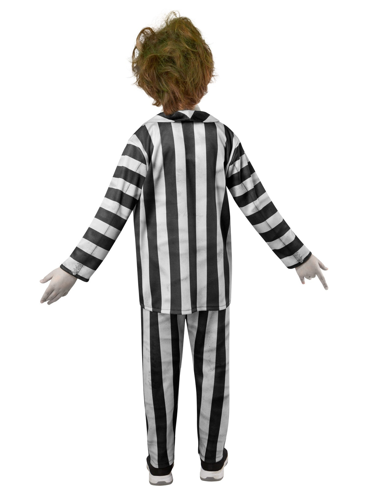Back view of the Beetlejuice 2 Deluxe Costume, Child