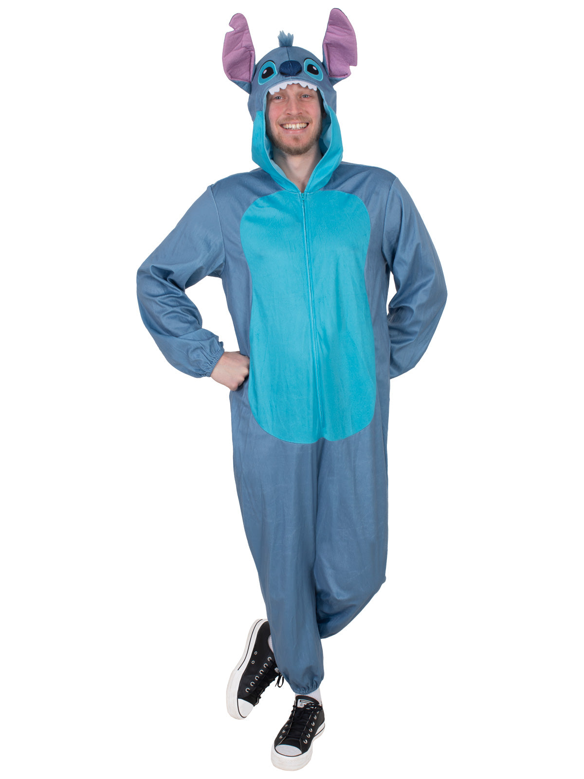Stitch (Lilo & Stitch) Hooded Onesie Costume, Adult