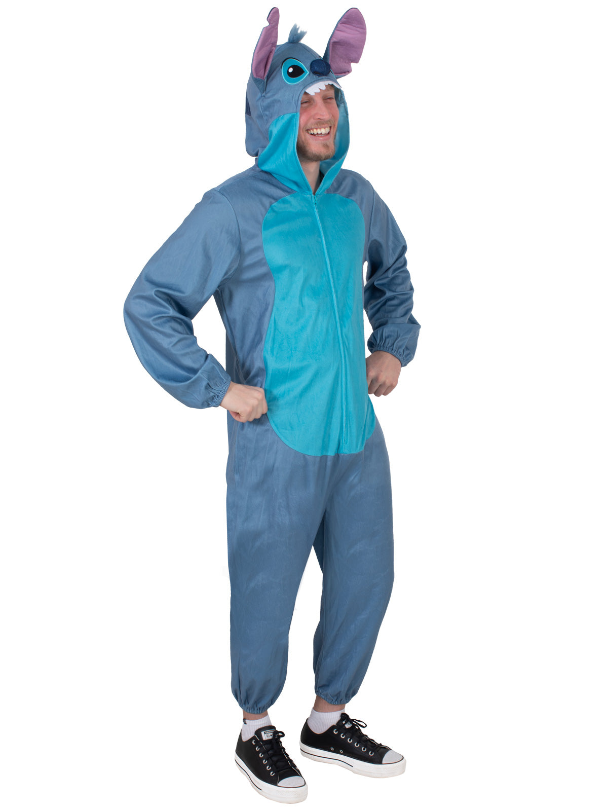 Stitch (Lilo & Stitch) Hooded Onesie Costume, Adult