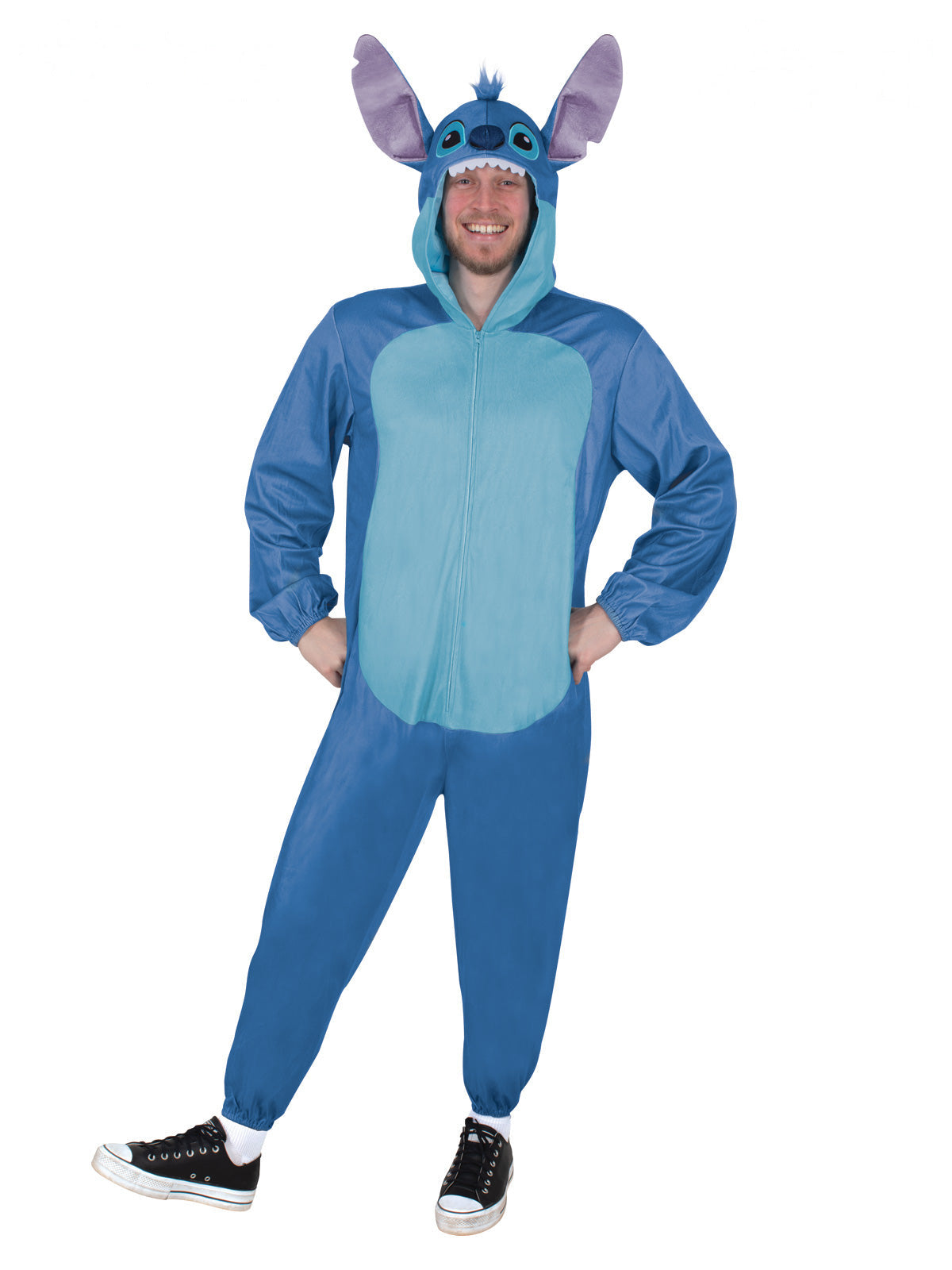 Stitch (Lilo & Stitch) Hooded Onesie Costume, Adult