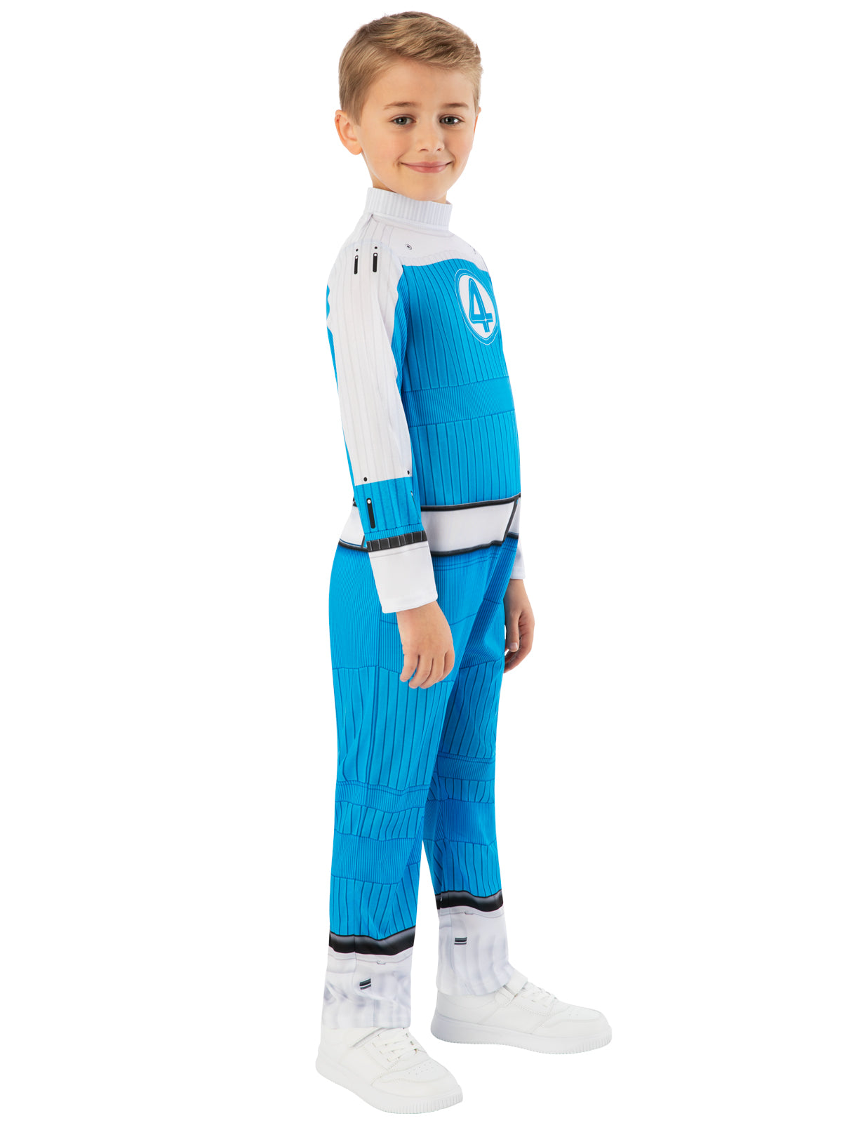 Side view of the Fantastic Four Human Torch Costume, Child