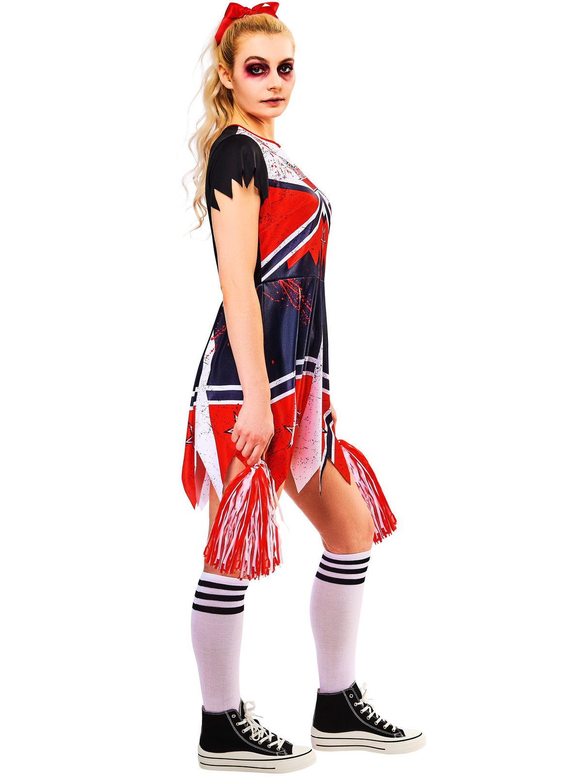 Zombie Cheerleader Costume, Adult