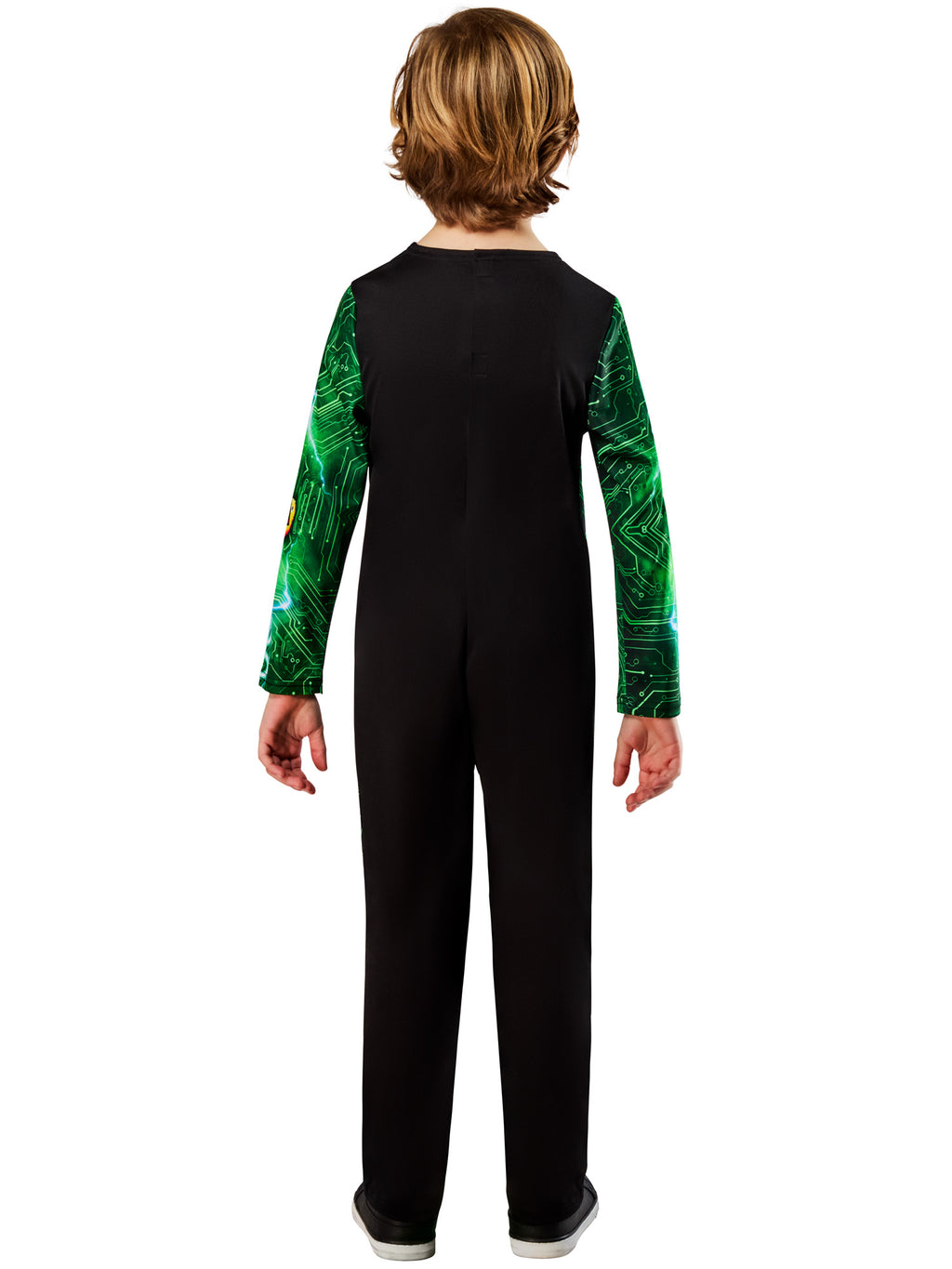 Back view of the Gamer Skeleton Costume, Child