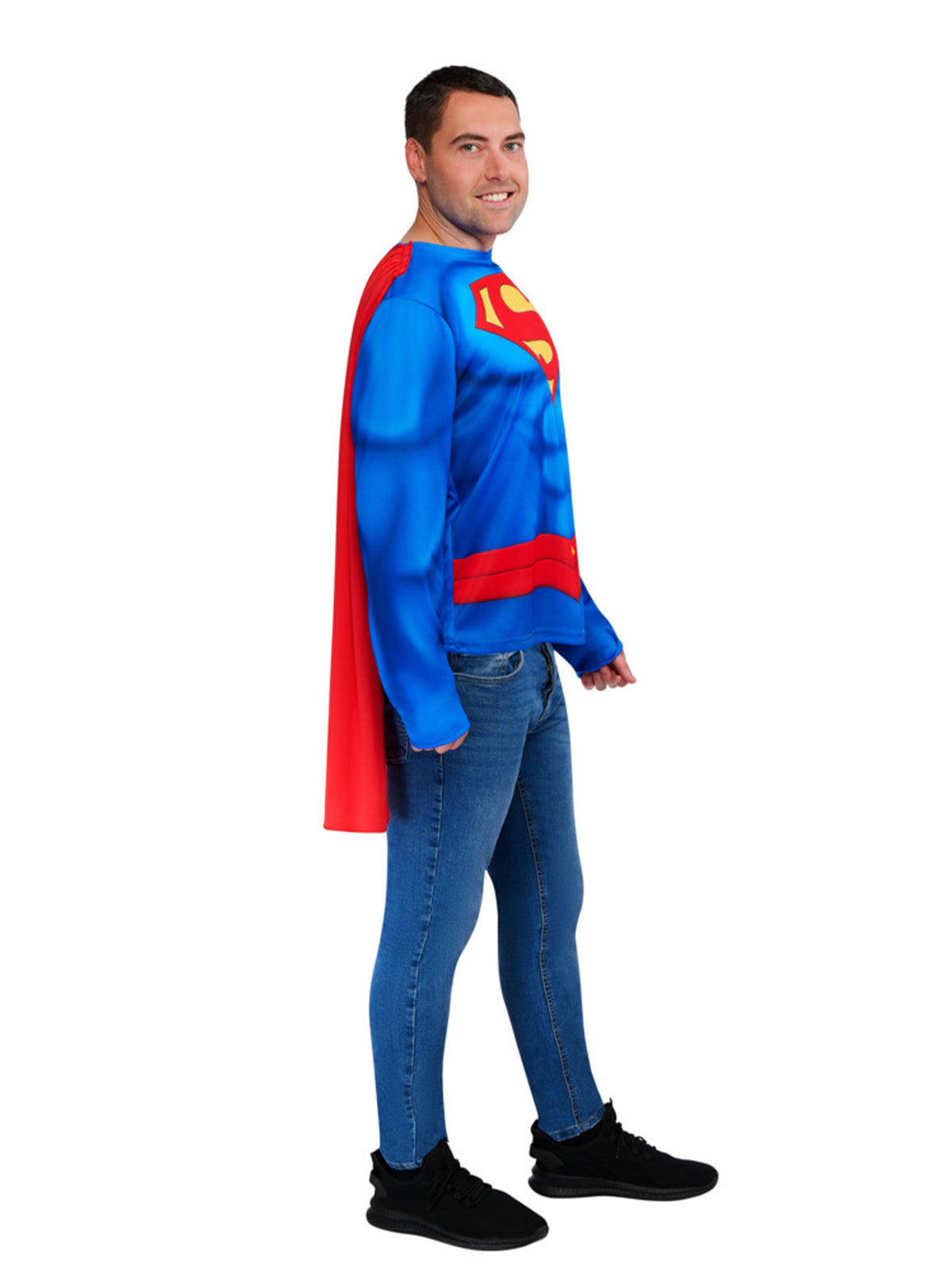 Superman Costume Top & Cape, Adult