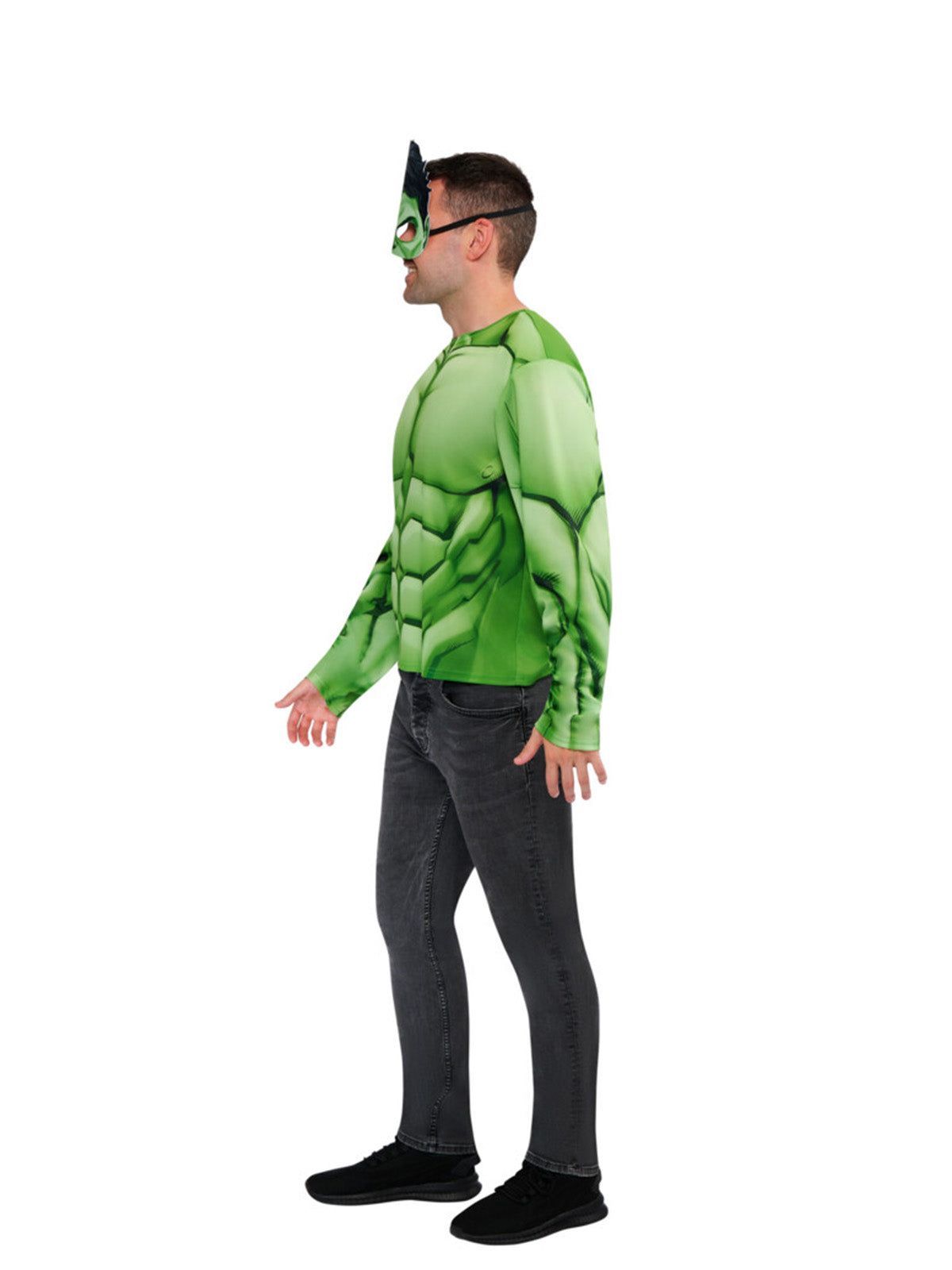 Hulk Costume Top & Mask, Adult