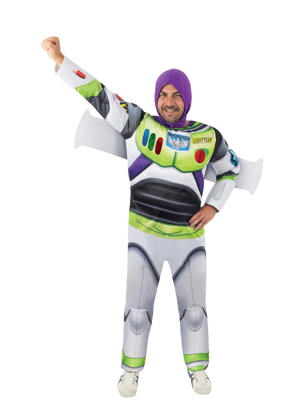 Buzz Lightyear Deluxe Toy Story Costume, Adult