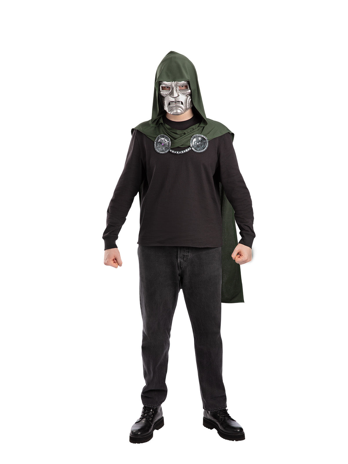 Dr Doom Cape & Mask Set - Adult