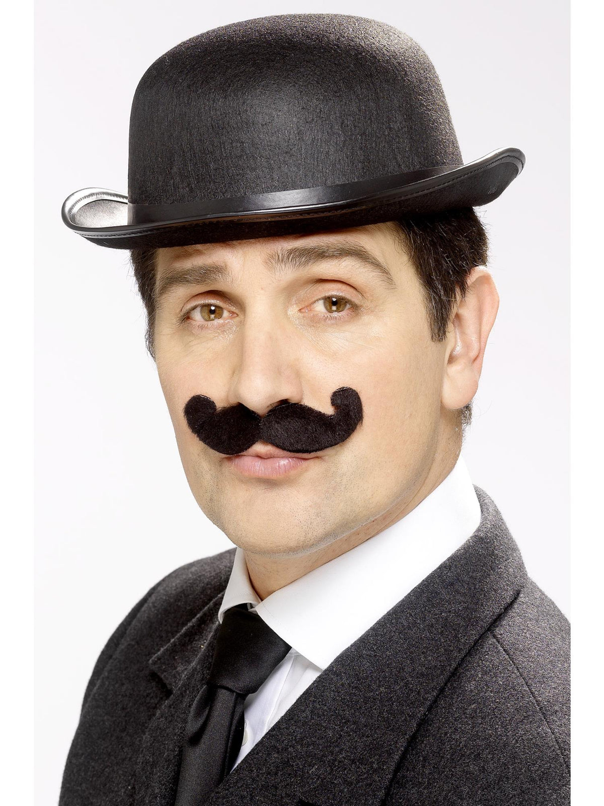 Music hall moustache, alternate view