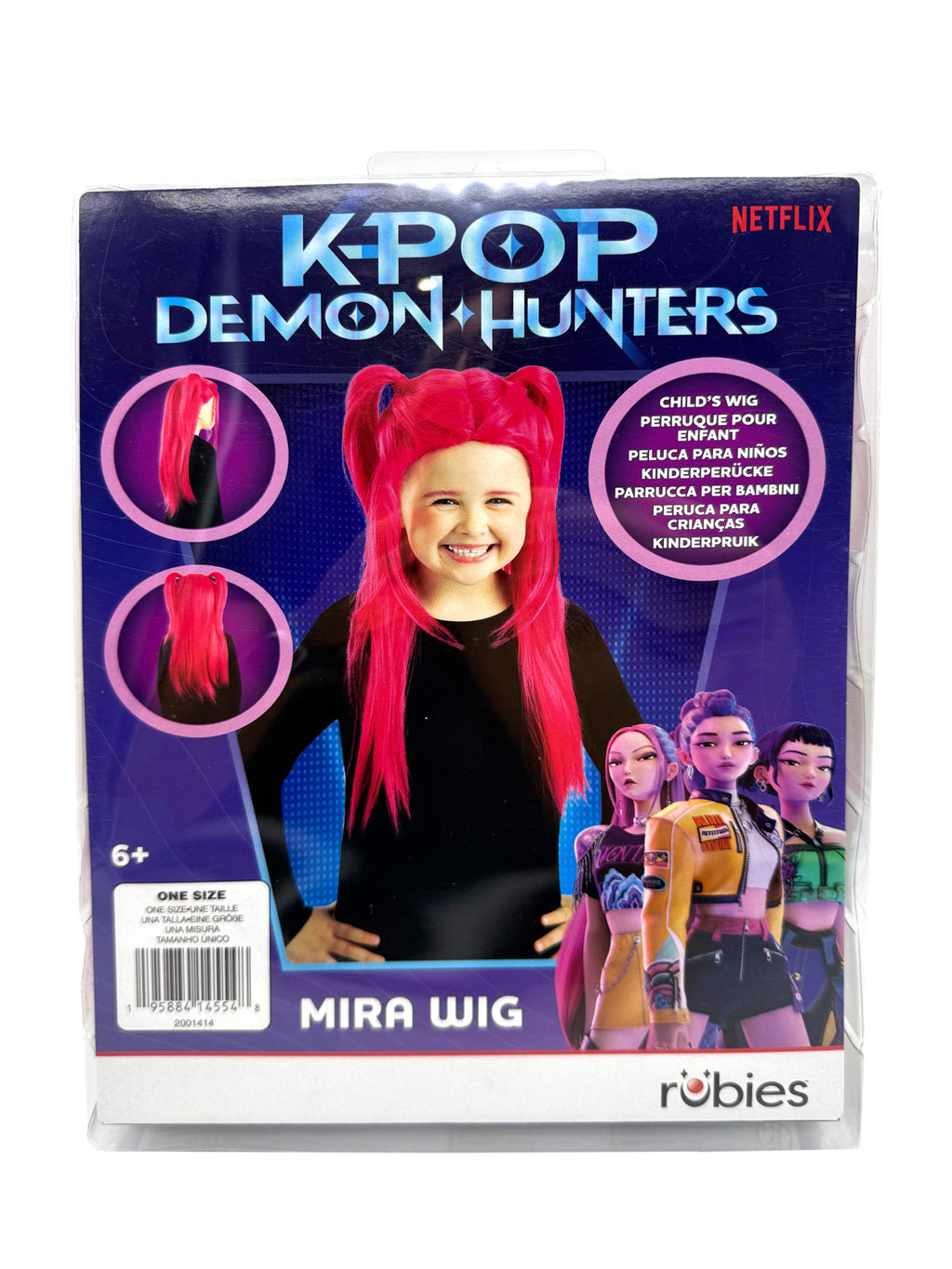 Mira wig in its K-Pop Demon Hunters retail box
