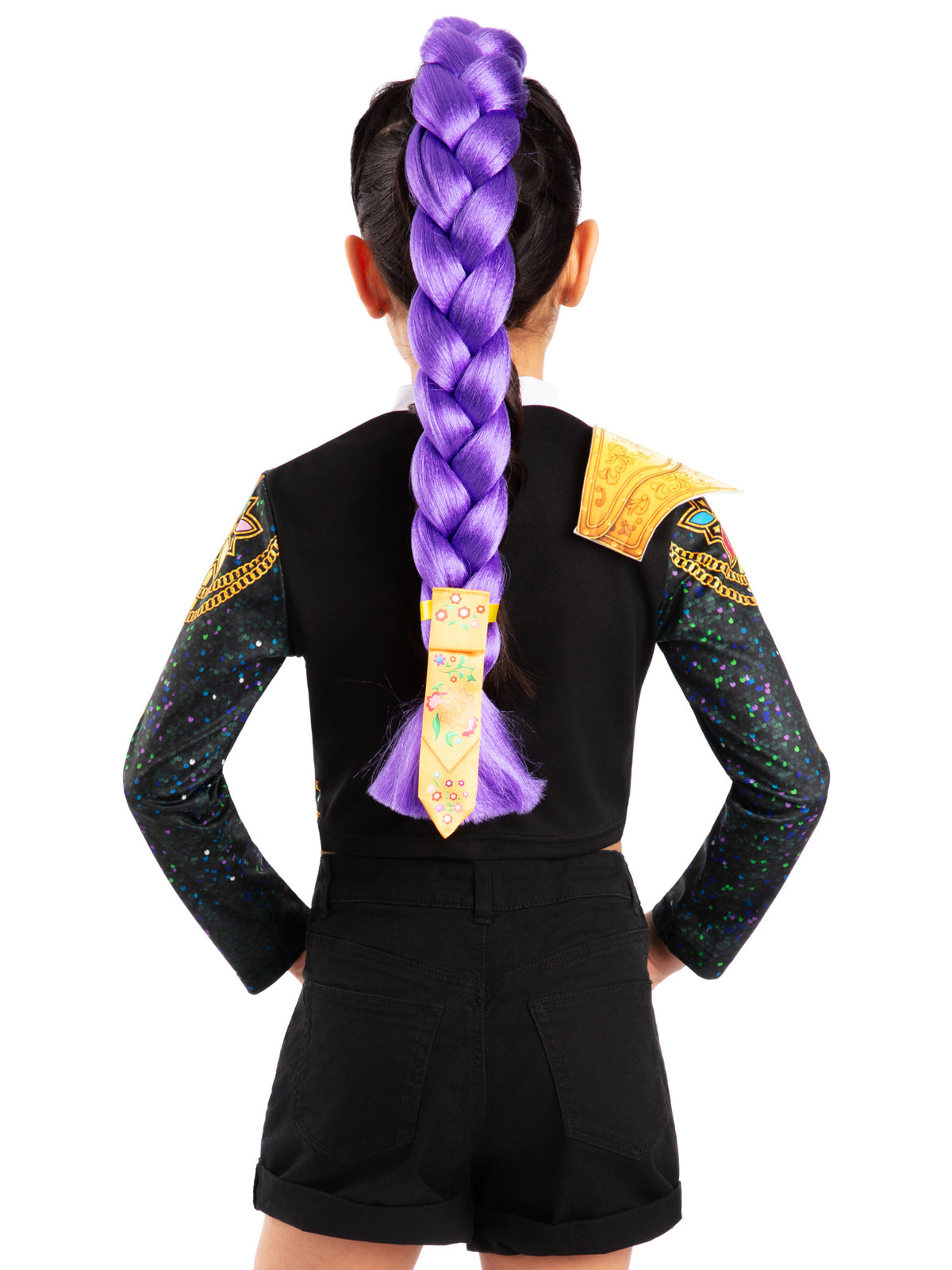 K-Pop Demon Hunters Rumi Deluxe Clip On Hair Braid (65cm) - Child