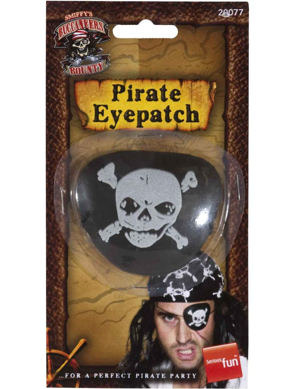Pirate Deluxe Eyepatch, Adult