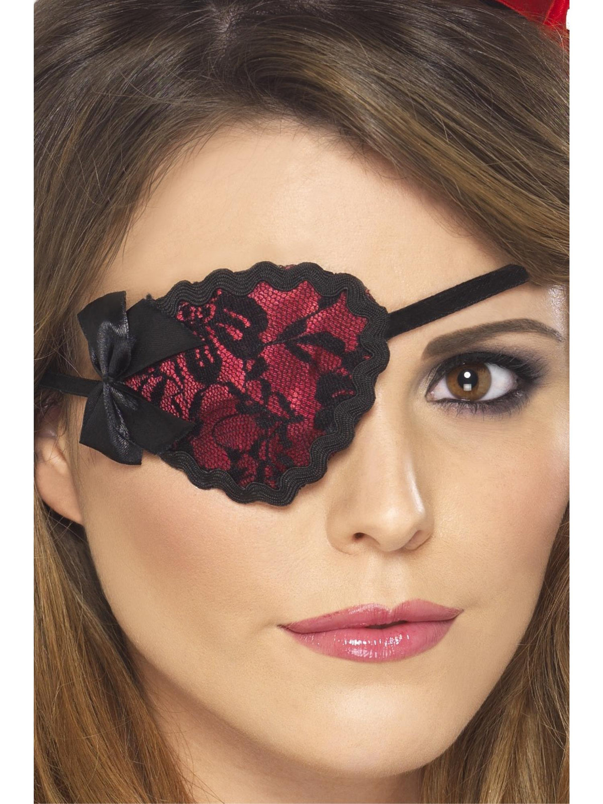 Pirate Red Eyepatch, Adult