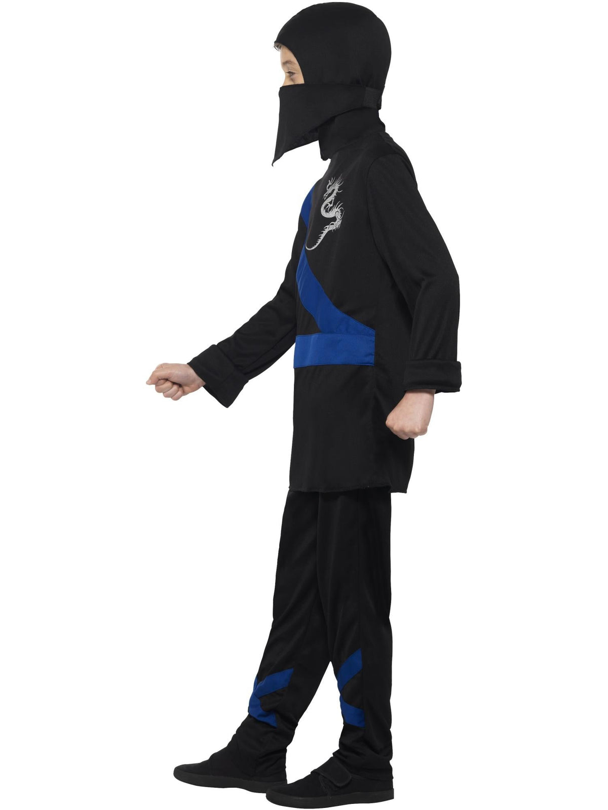 Side view of the Ninja Assassin Costume, Child
