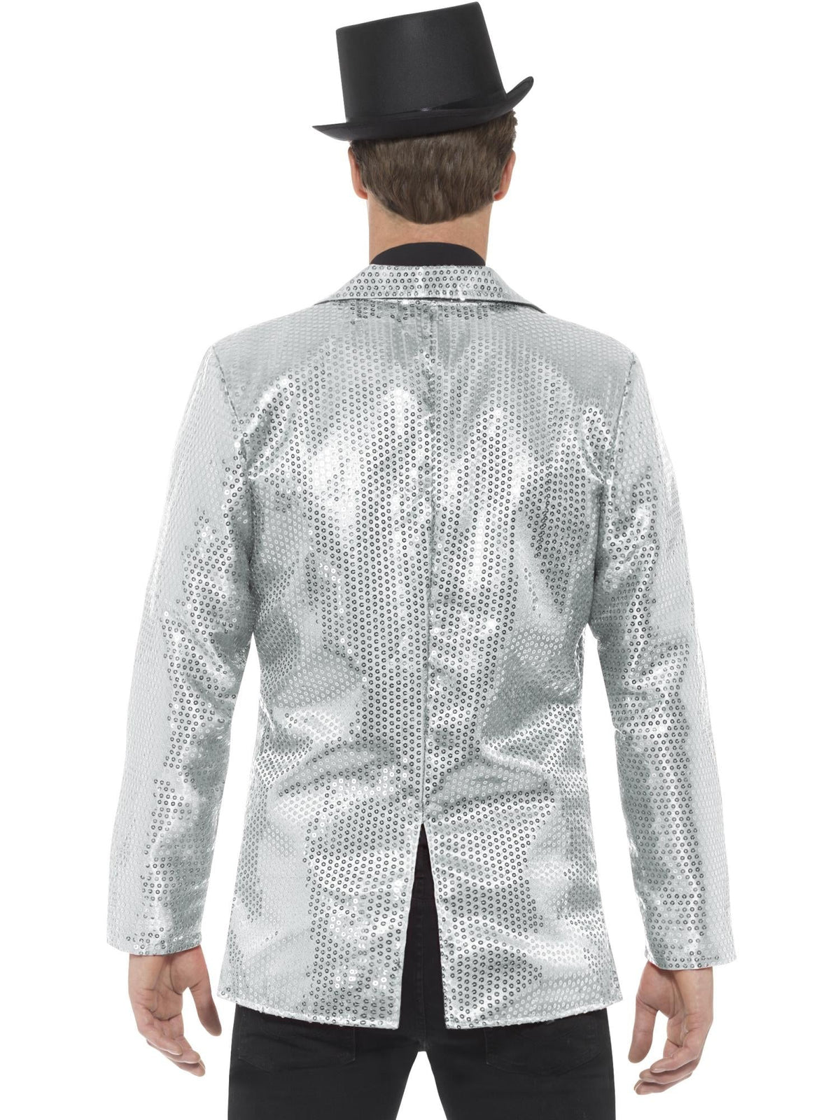 Sequin Silver Jacket, Adult