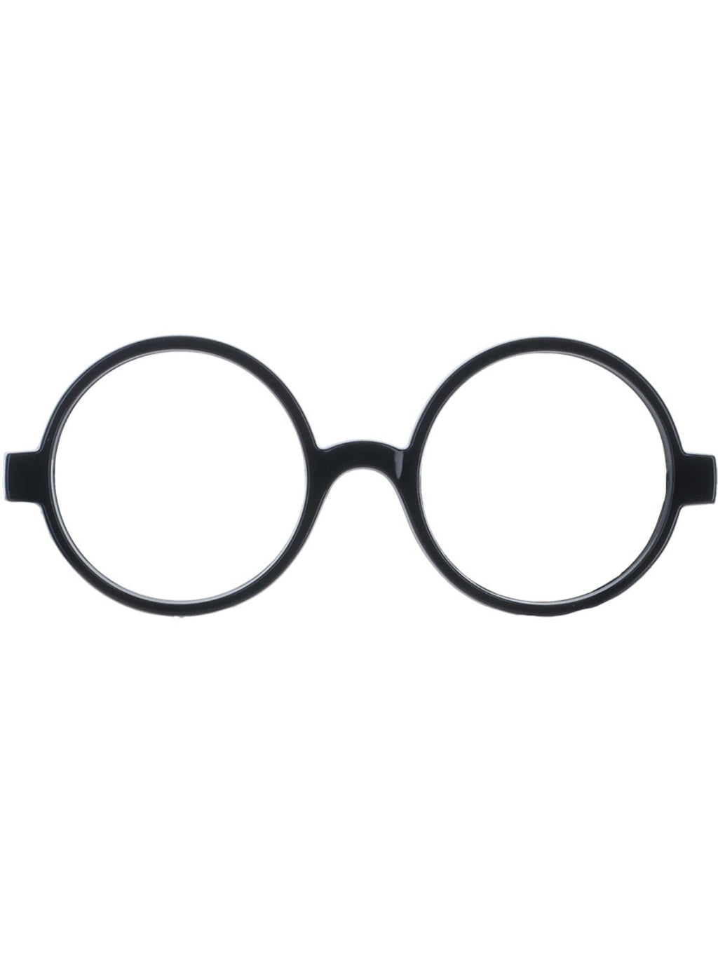 Round black schoolboy specs, alternate view