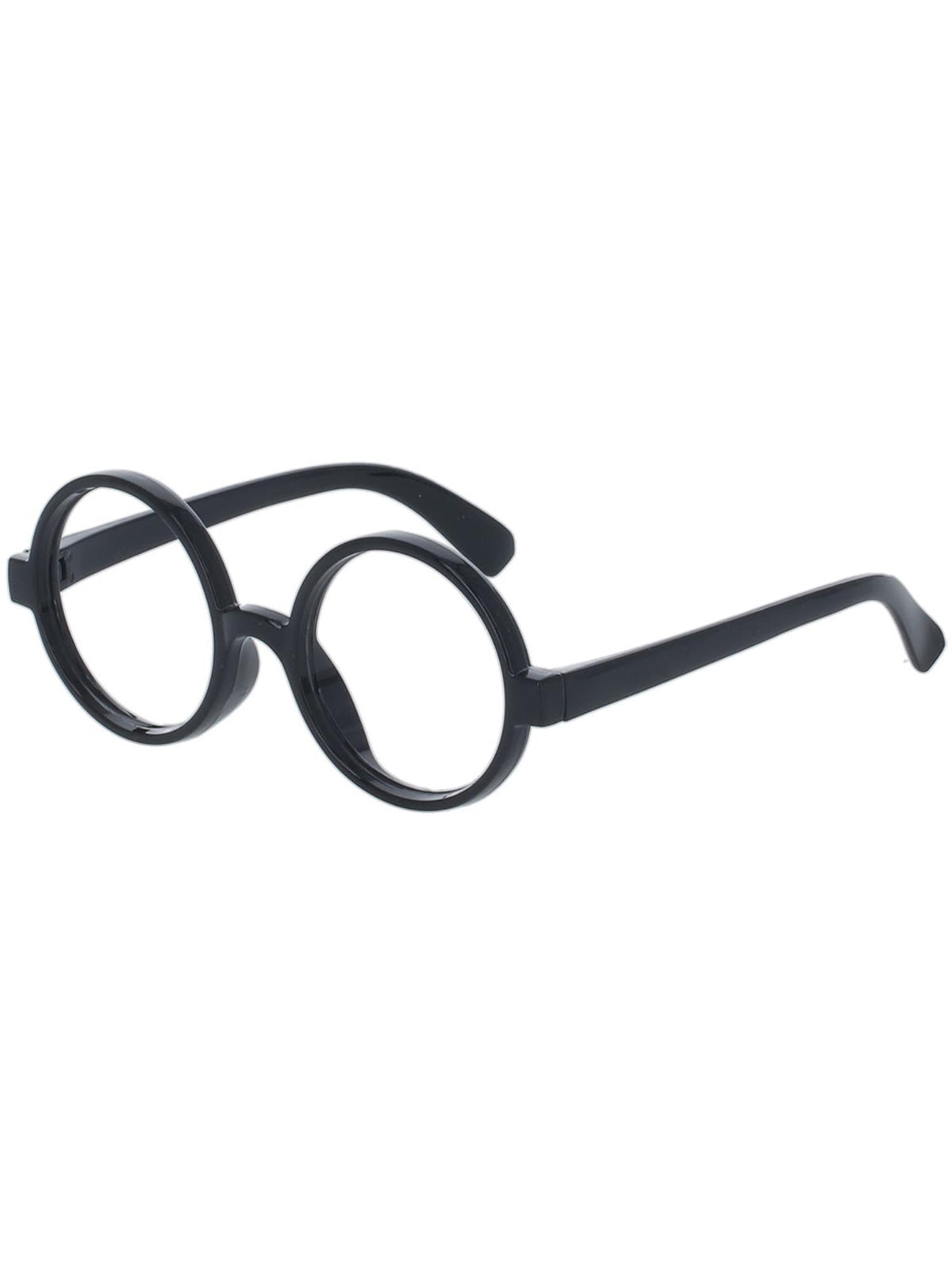 Round black schoolboy specs shown on their own
