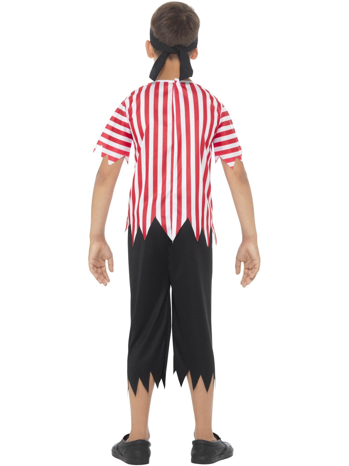 Back view of the Jolly Pirate Boy Costume, Child