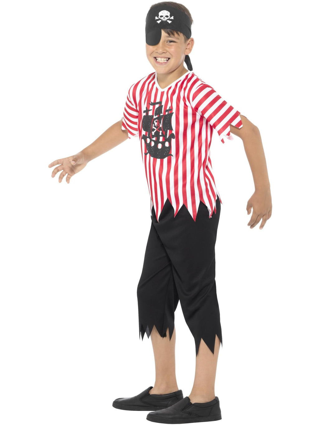 Side view of the Jolly Pirate Boy Costume, Child
