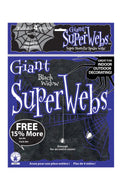 Stretchy spider web in its retail packaging