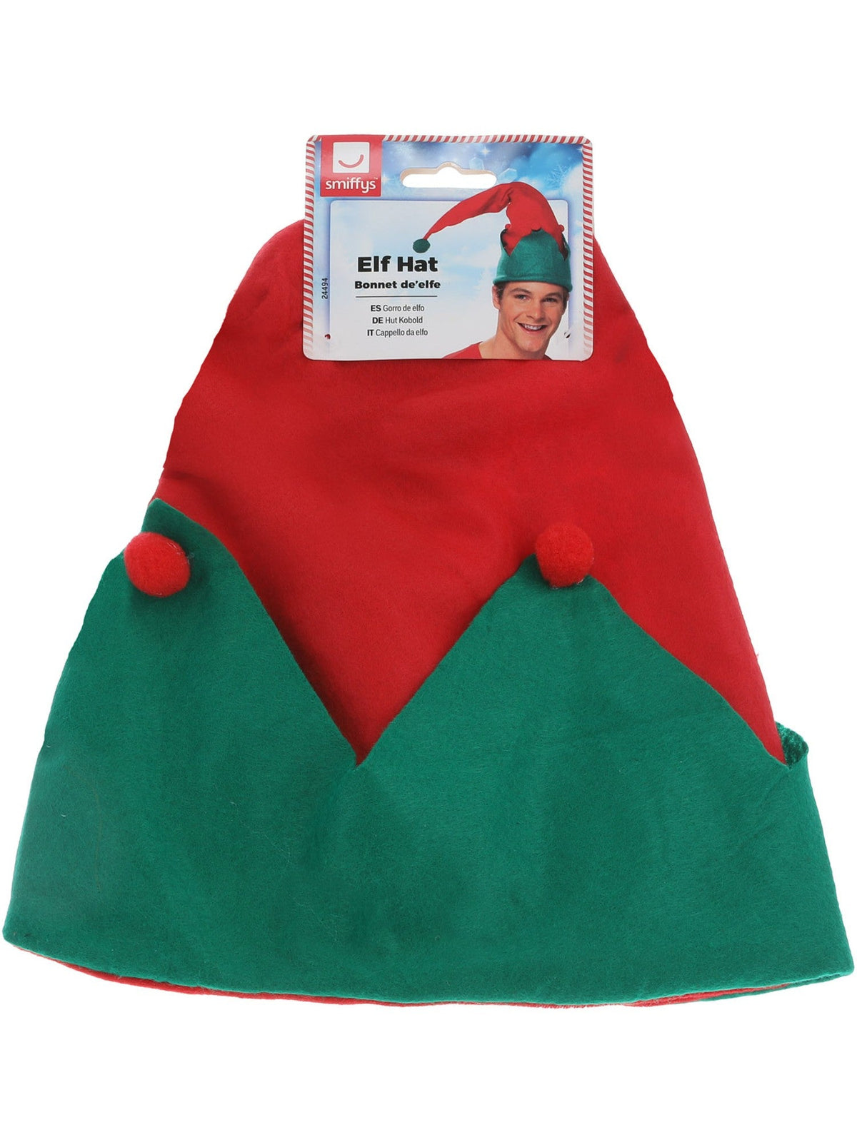 Elf hat in its retail packaging