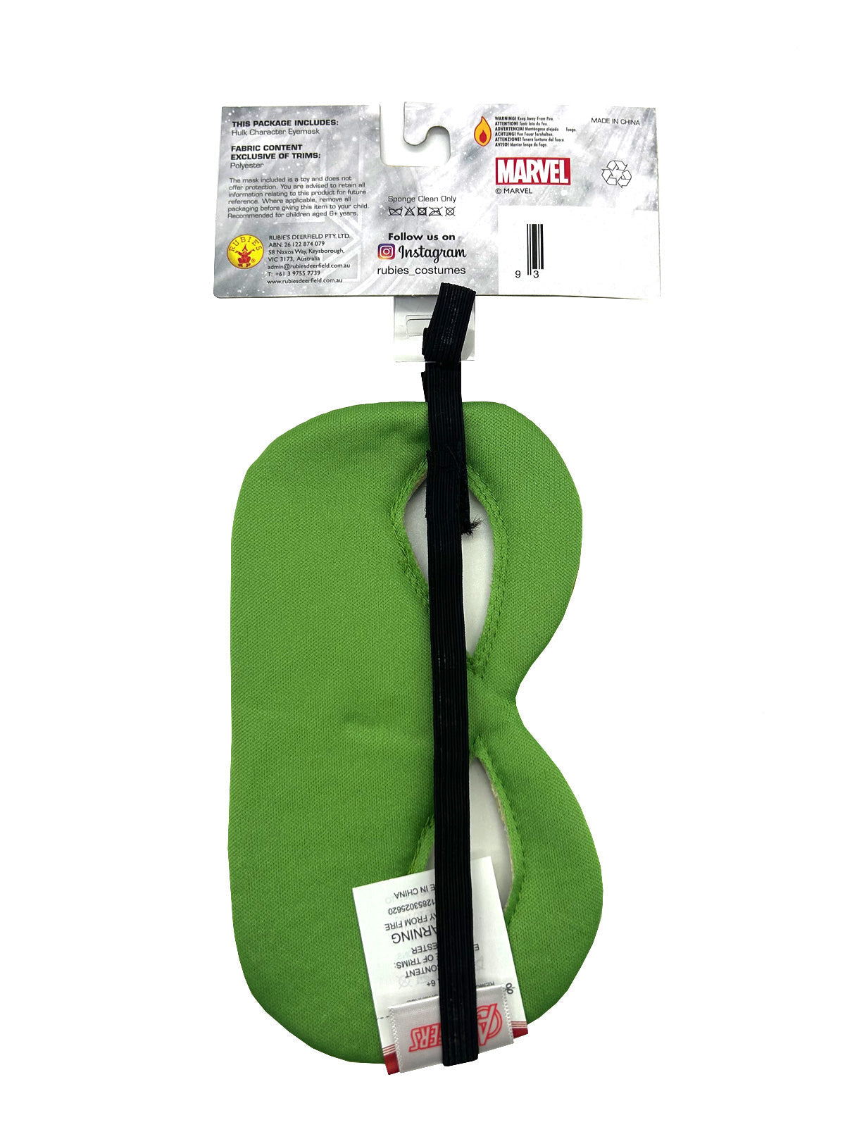 Hulk Plush Eyemask, Child