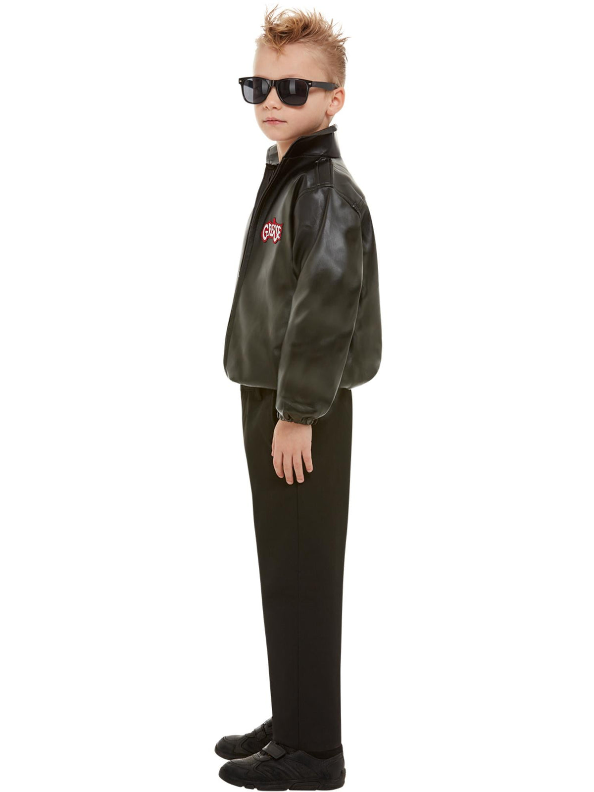 Side view of the Grease T-Birds Jacket, Child
