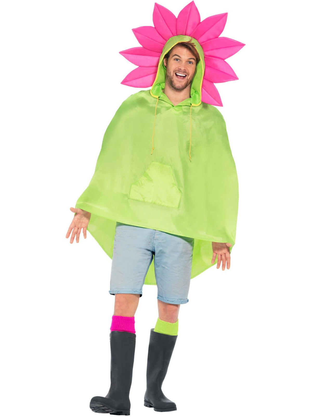 Flower Party Poncho, Adult