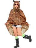 Tiger Party Poncho, Adult