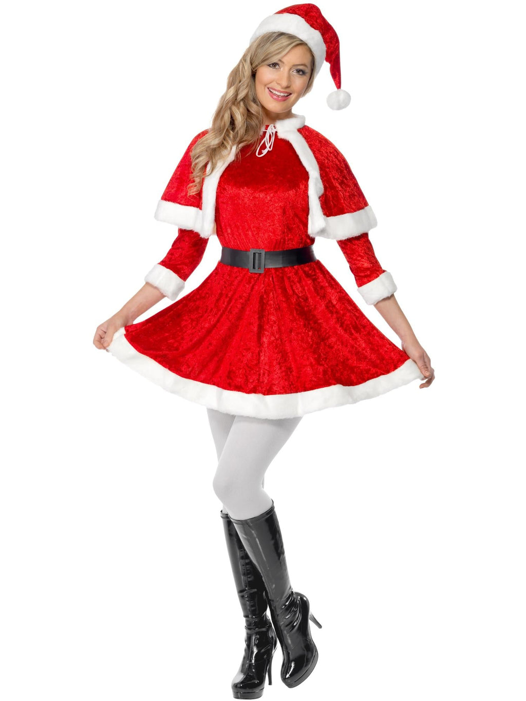 Miss Santa Deluxe Costume, Adult