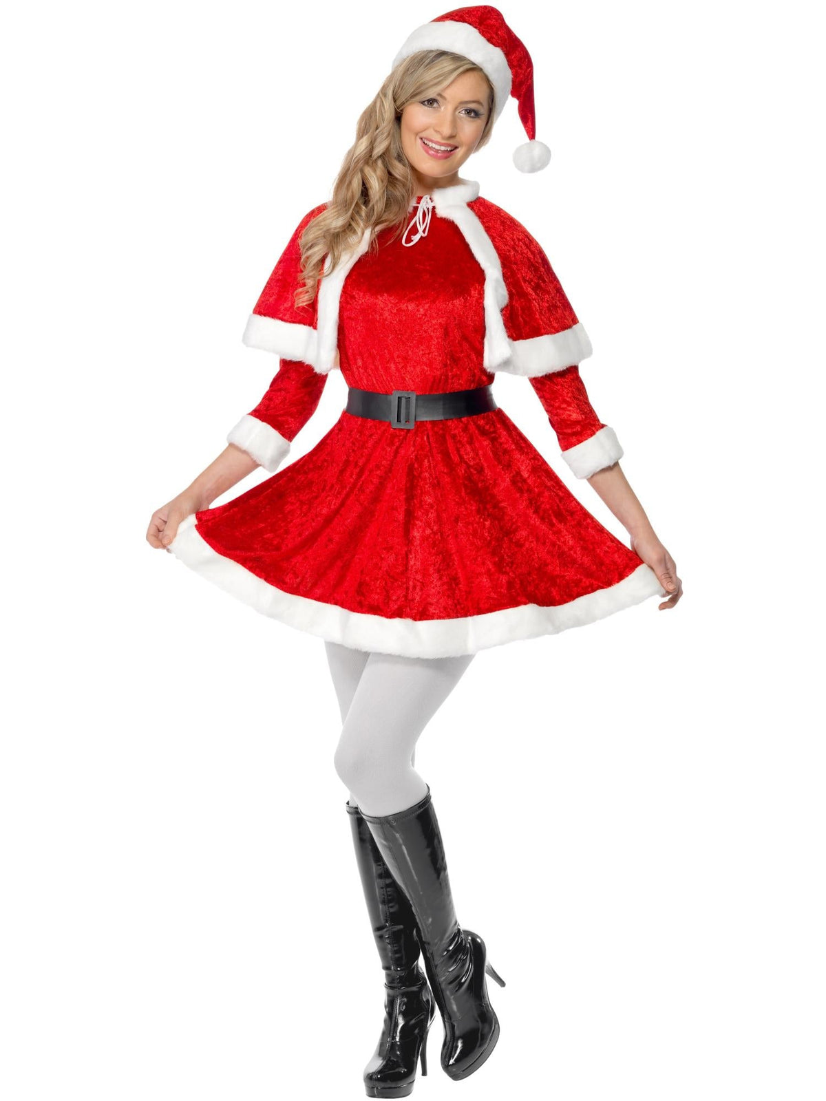 Miss Santa Deluxe Costume, Adult