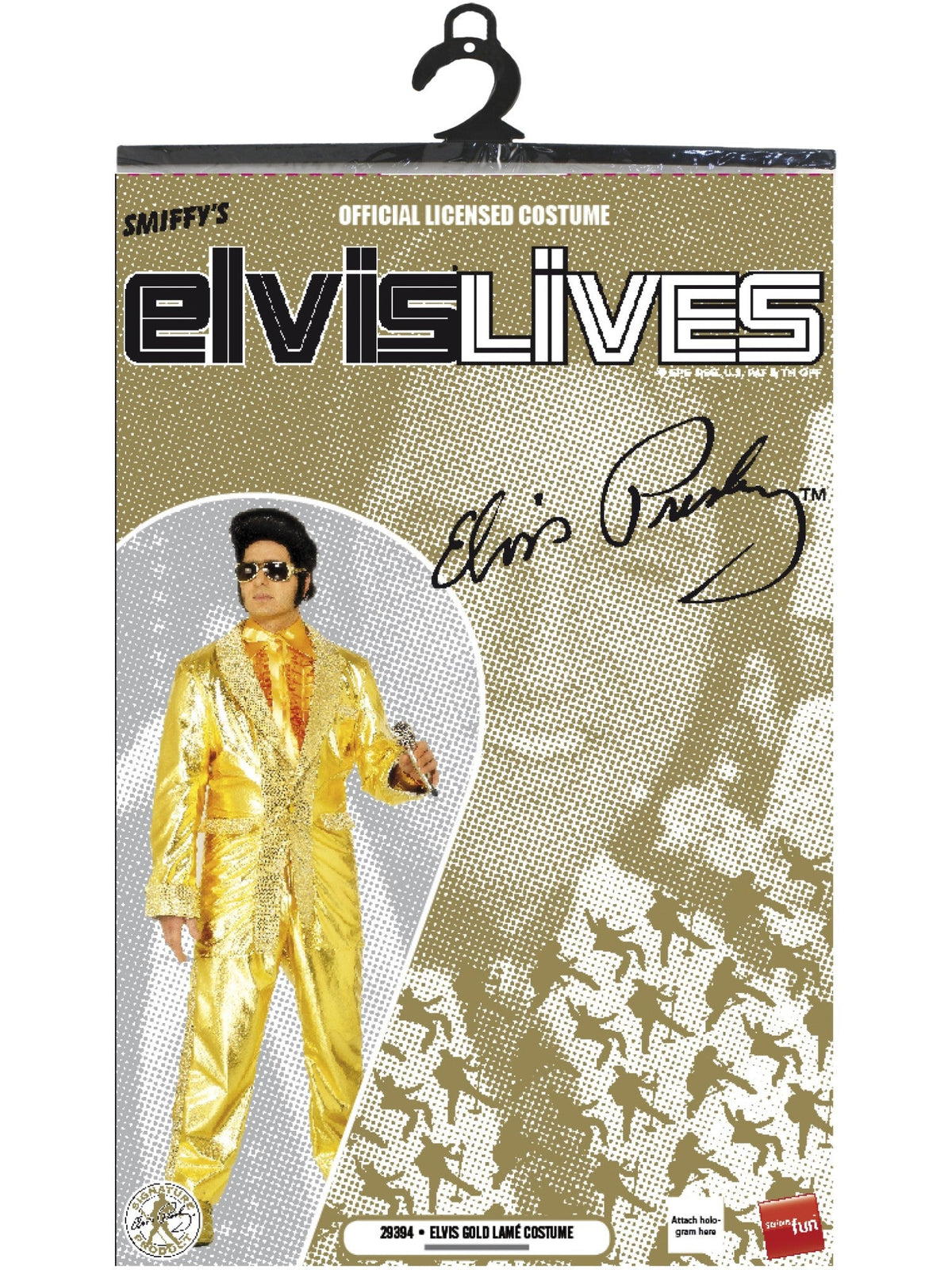 Elvis Gold Costume, Adult