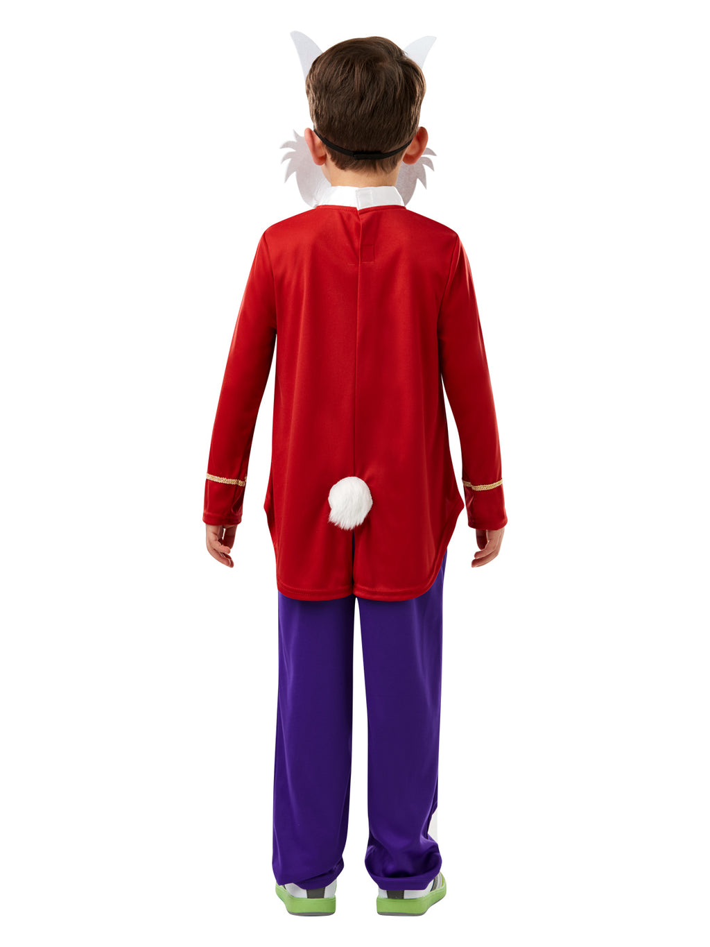 Back view of the White Rabbit Alice In Wonderland Costume, Child
