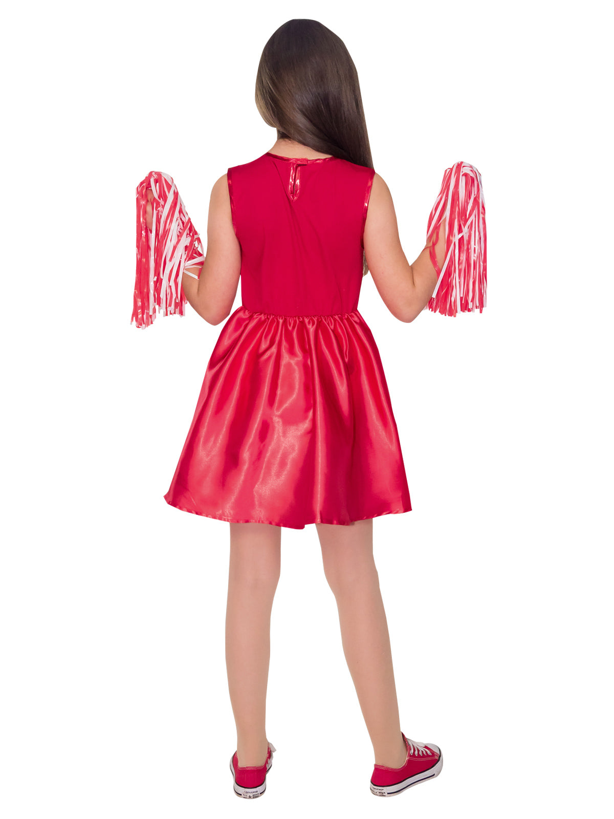 Back view of the Wildcat Cheerleader High School Musical Costume, Child