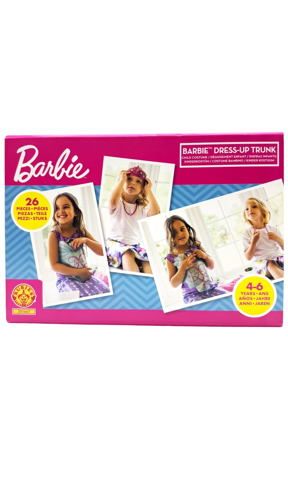 Barbie Dress-Up Trunk With Accessories, Child