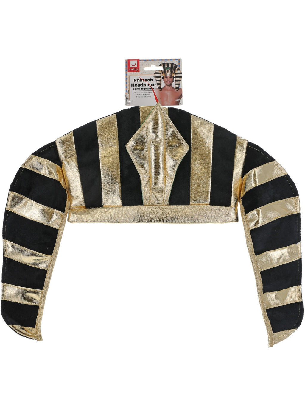 Pharaoh headpiece in its retail packaging