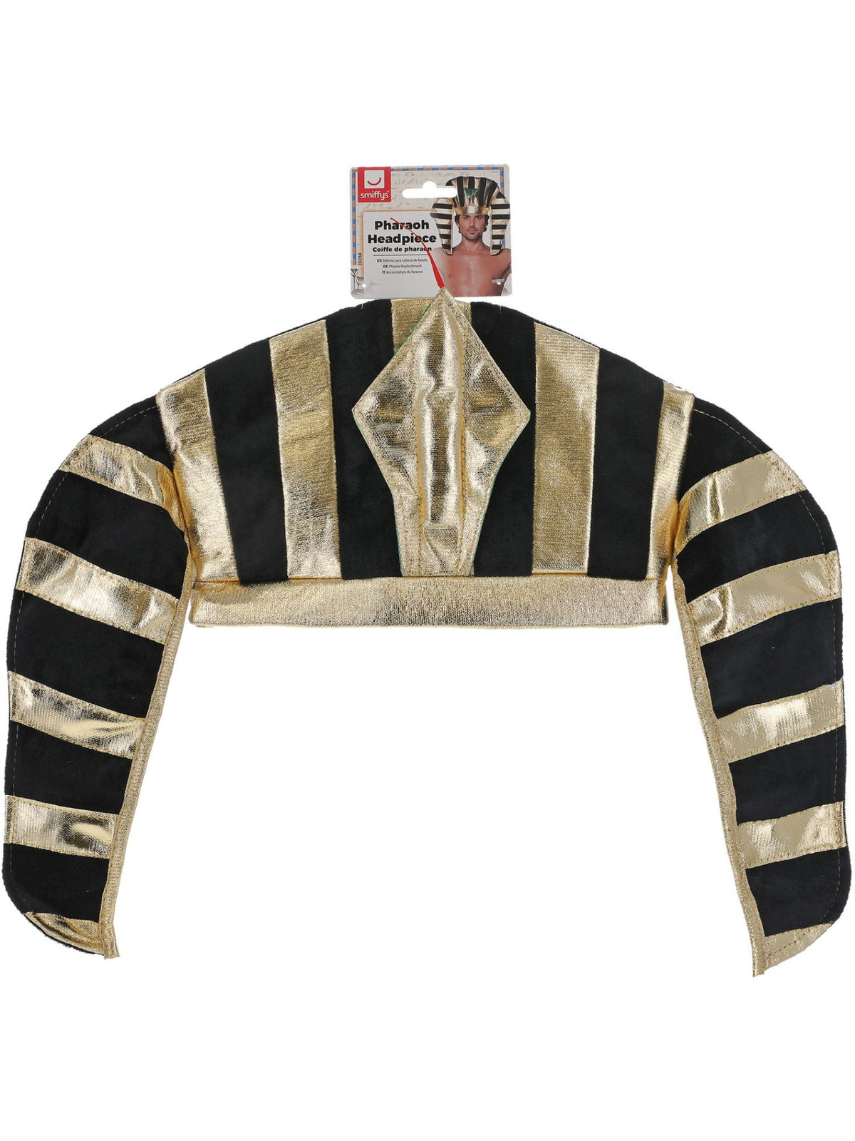 Pharaoh headpiece in its retail packaging