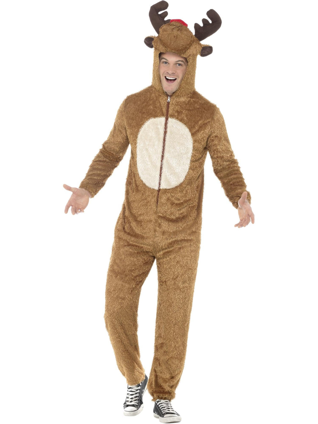 Reindeer Hooded Costume, Adult