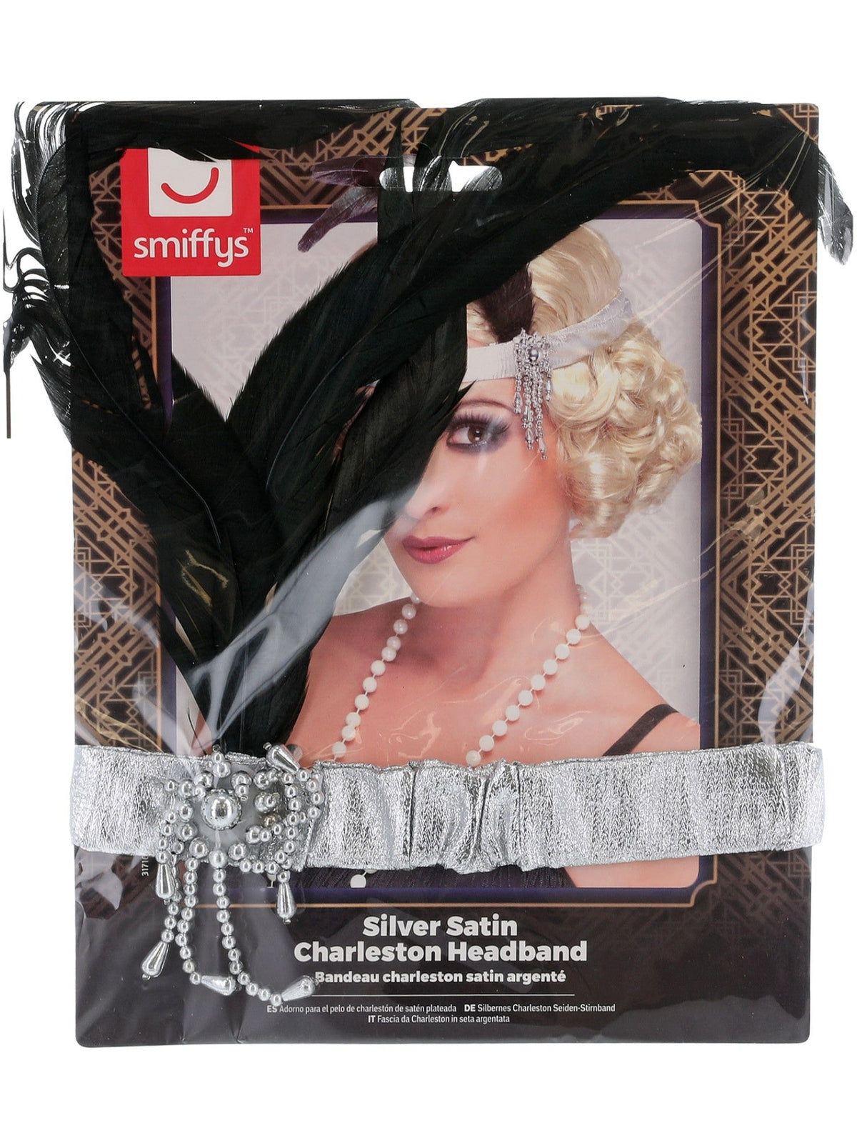 Charleston headband in its retail packaging