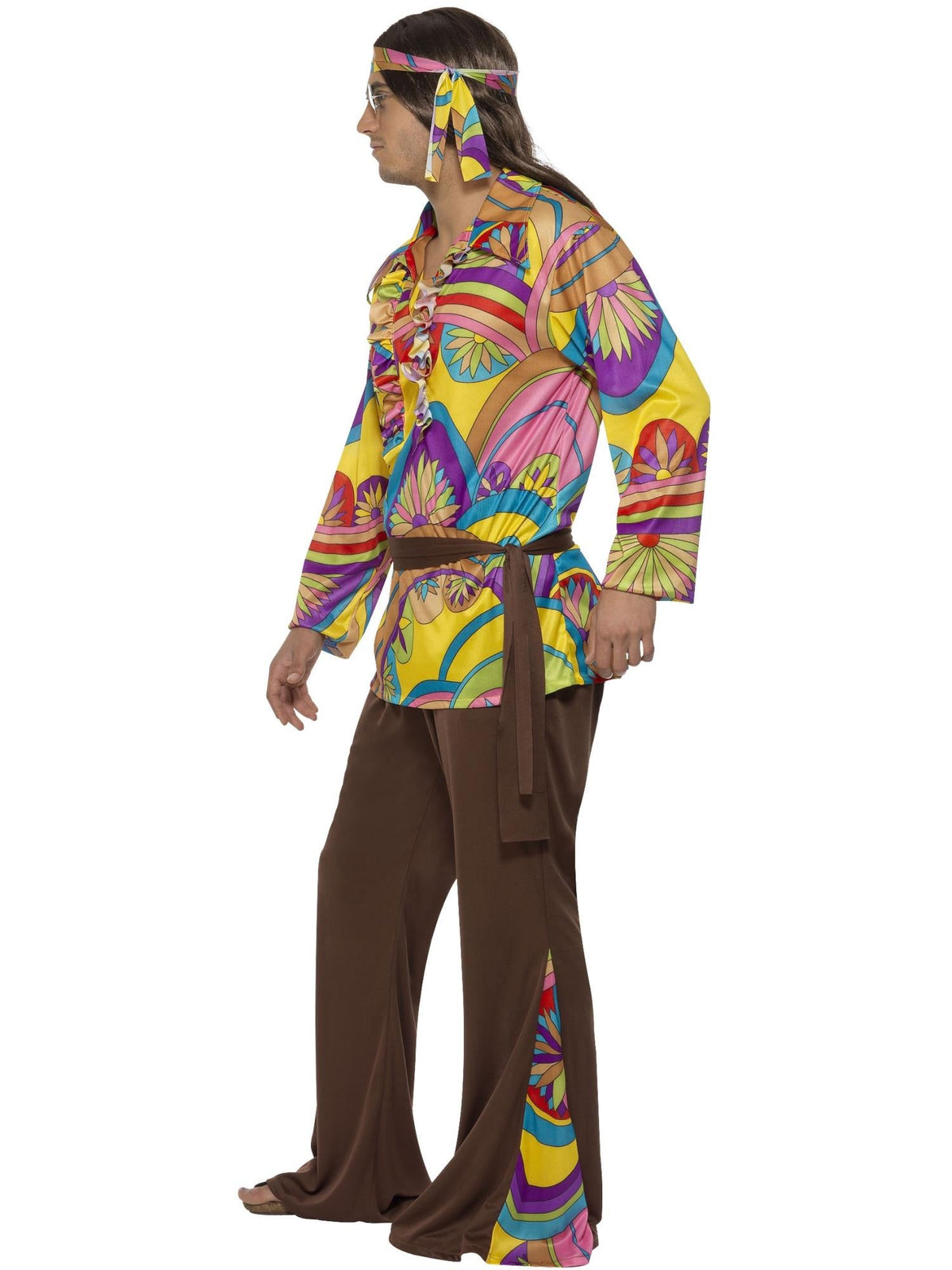Psychedelic Hippie Man Costume, Adult