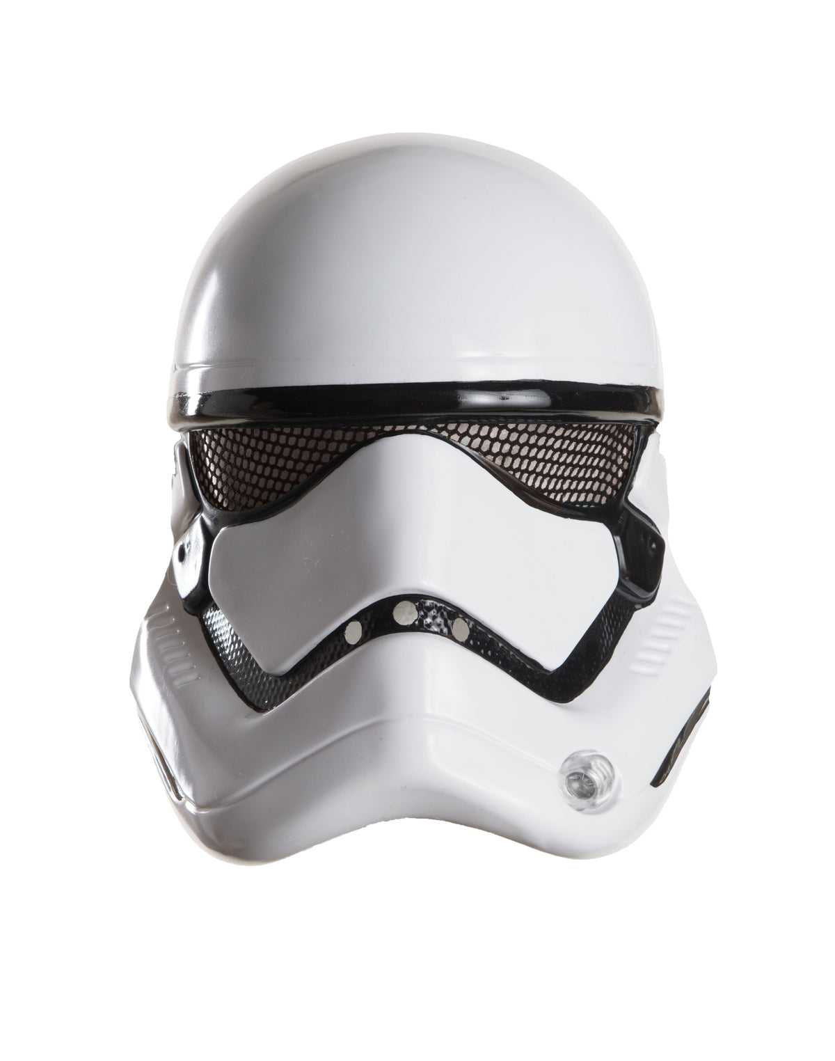 White and black Stormtrooper foam half mask