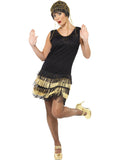 Flapper Fringed 1920's Costume, Adult