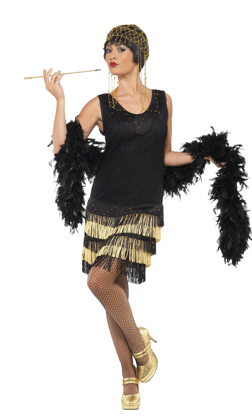 Flapper Fringed 1920's Costume, Adult