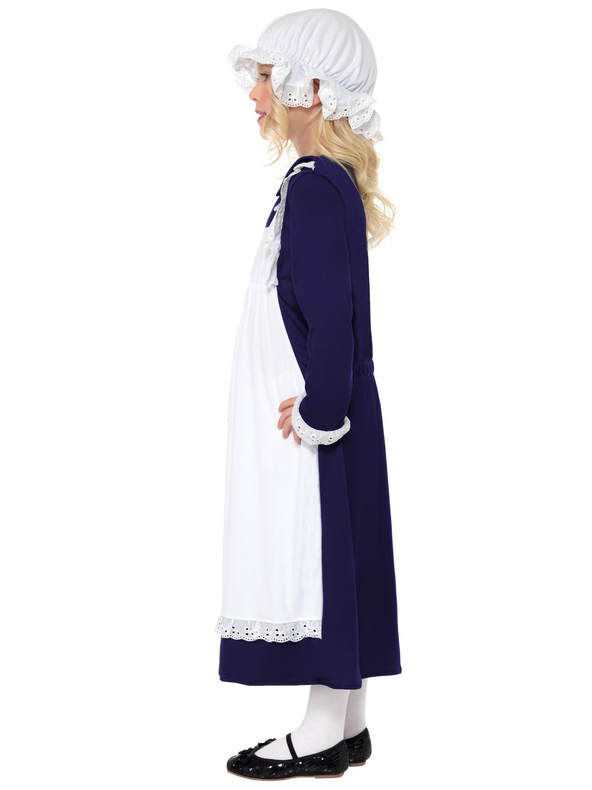 Side view of the Victorian Poor Girl Costume, Child