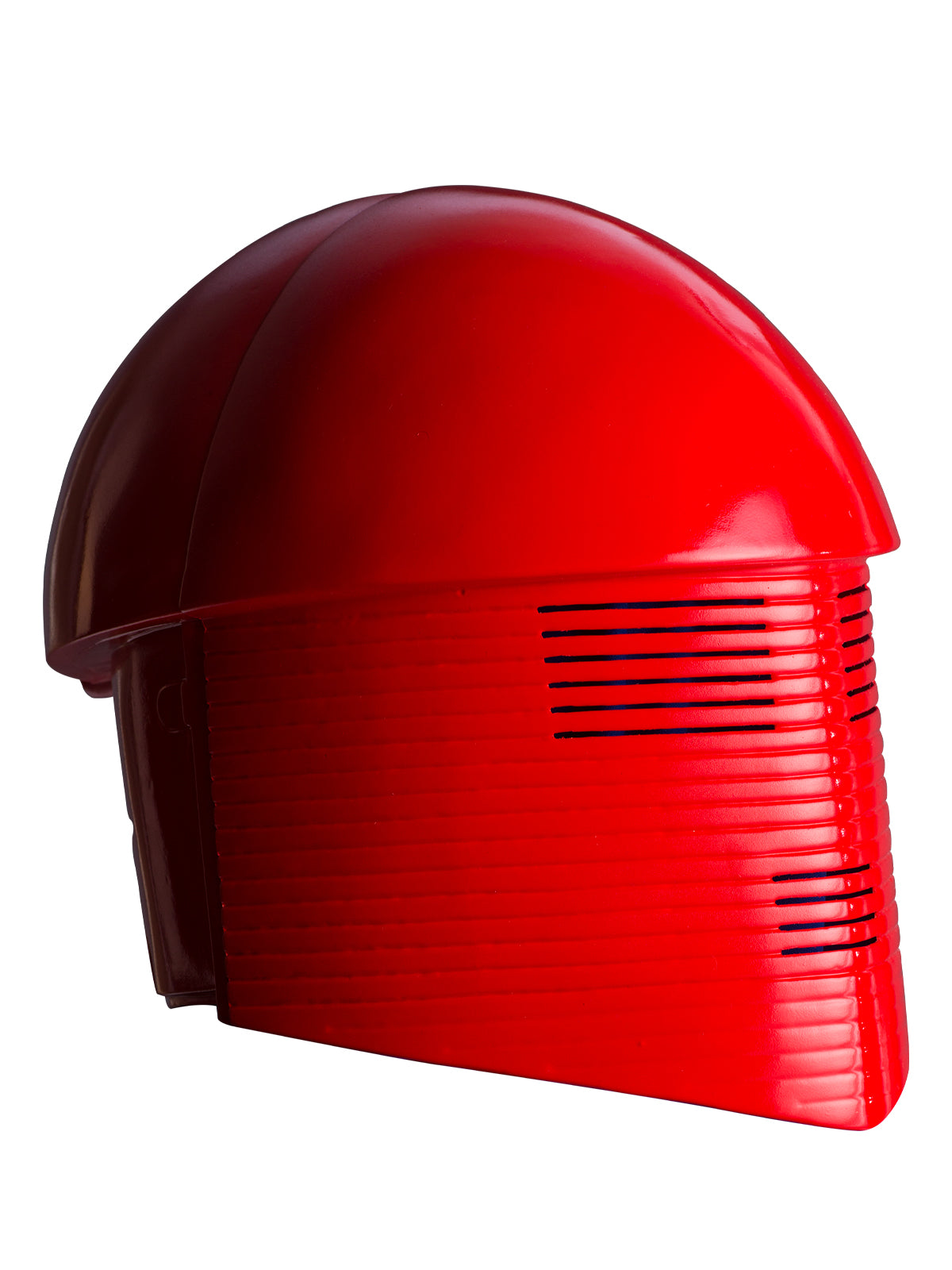 Red Praetorian Guard two-piece helmet mask with front grill