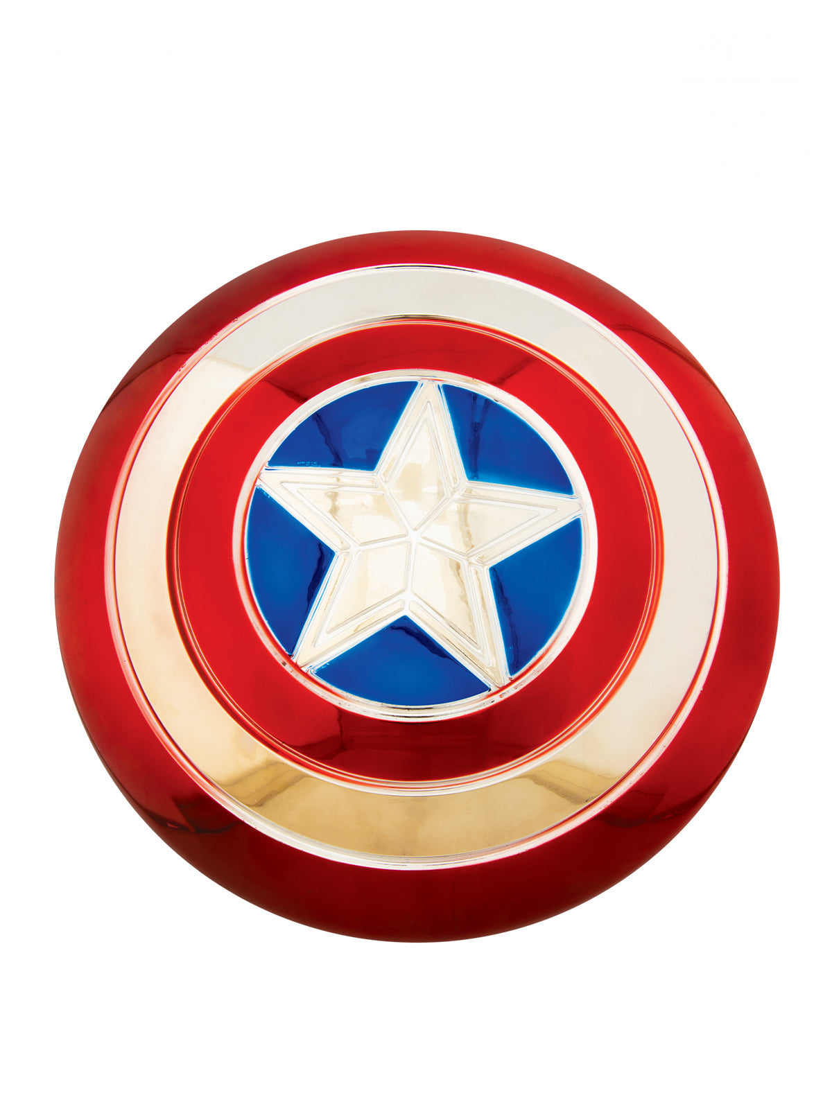 Captain America Electroplated Metallic 12" Shield