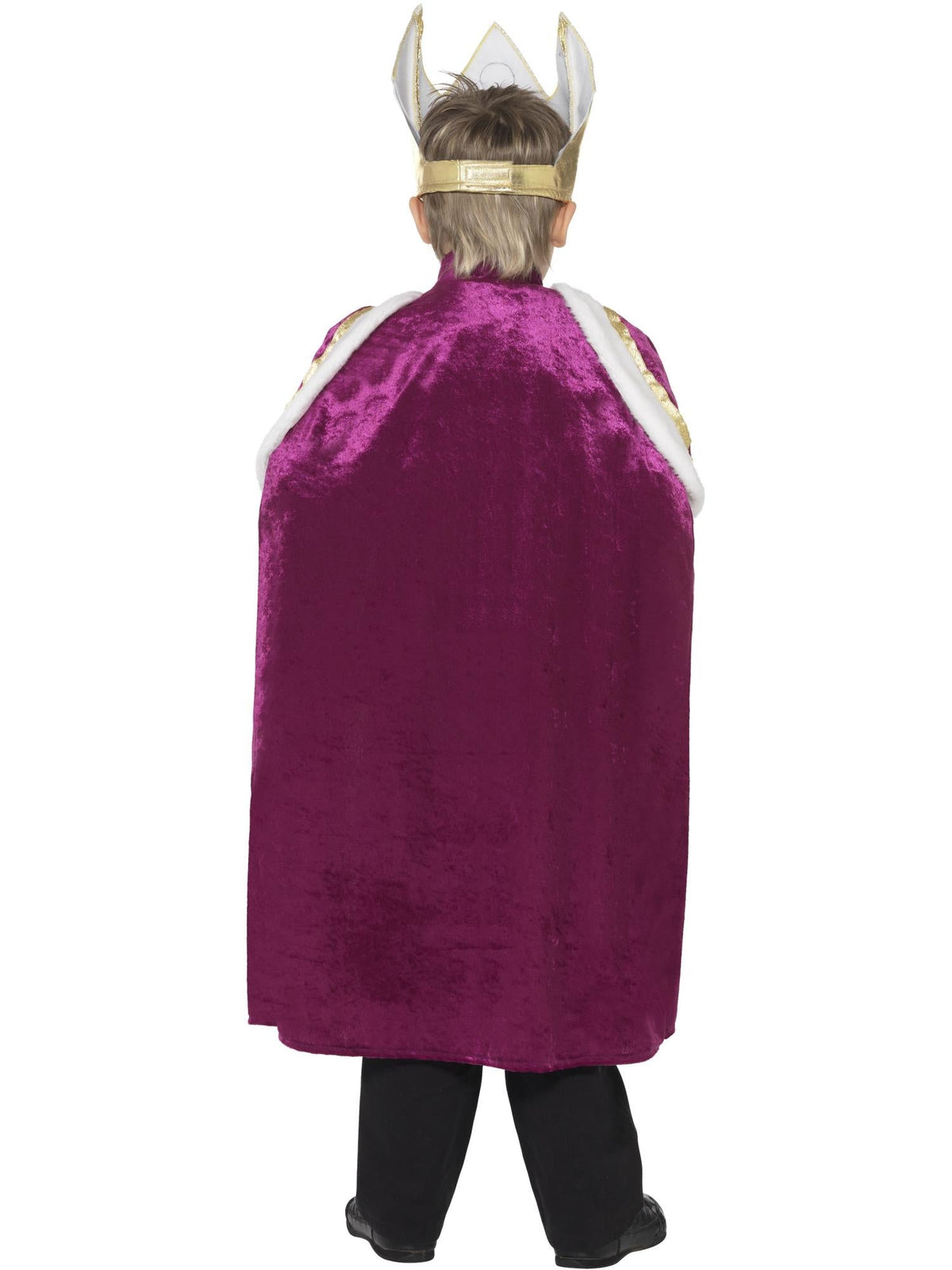 Back view of the Kiddy King Costume, Child